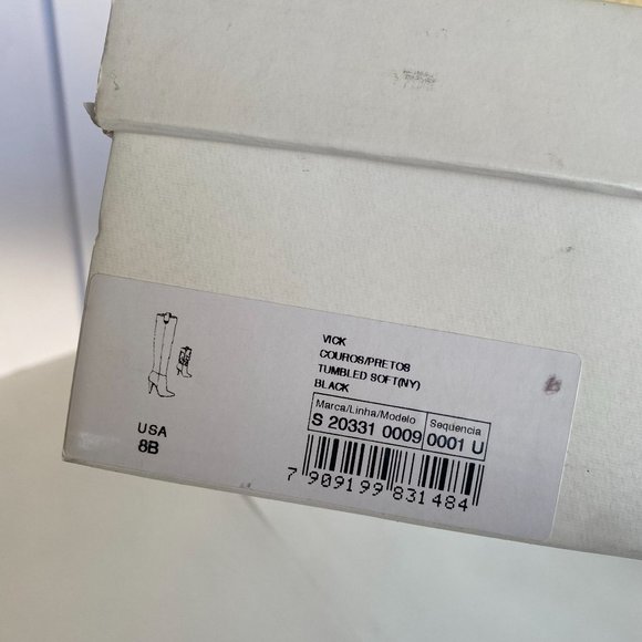 NIB SCHUTZ VICK BLACK KNEE HIGH LEATHER BOOTS SZ 6.5B 6B - Picture 11 of 11